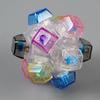 12 Key Flashing Light Rubik's Cube Ball Decompression Button Keyboard Ball Fingertip Press Button Tester Toy