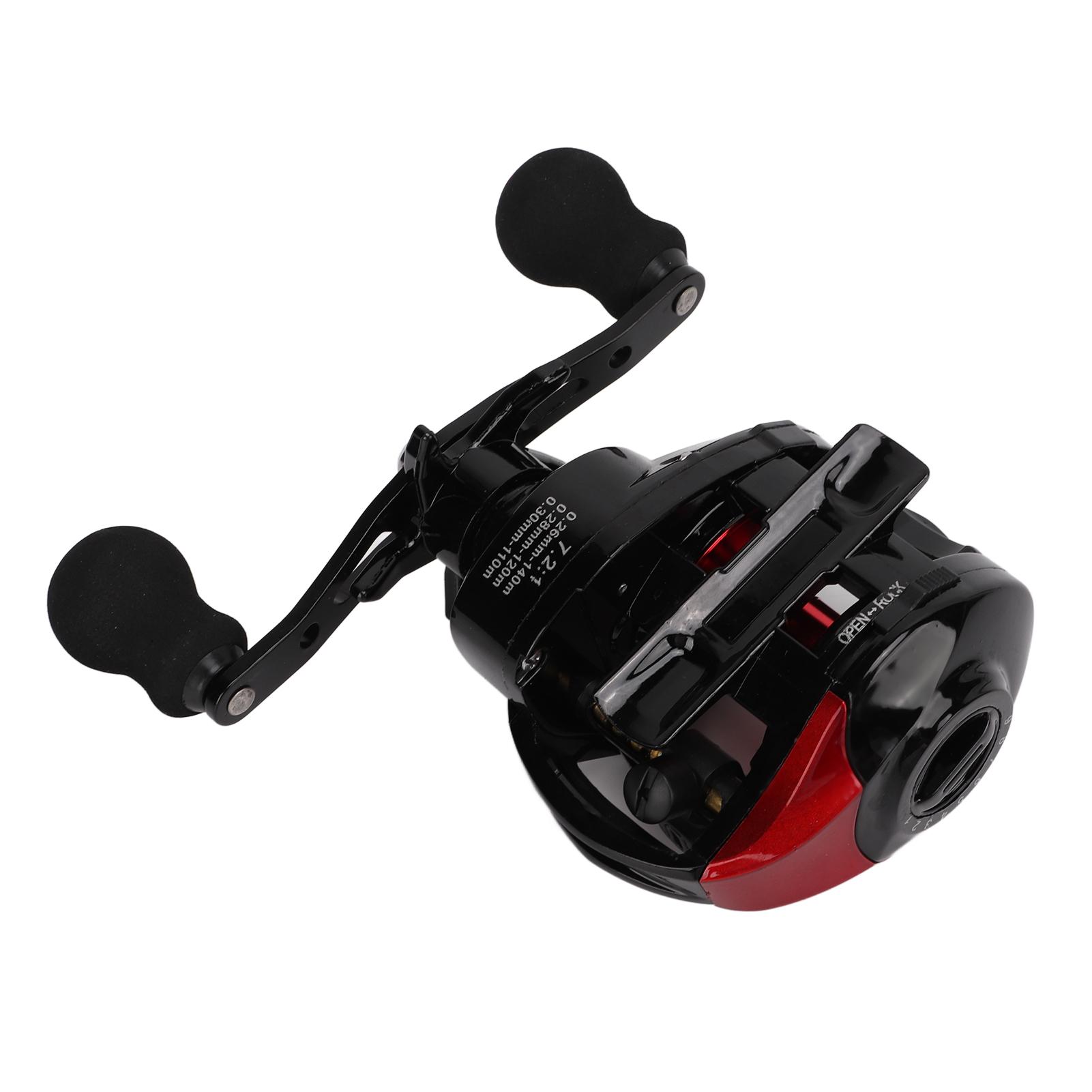 

7.2:1 Высокоскоростная катушка для заброса приманки. Мощное тормозное усилие. Прочный магнитный тормоз. Рыболовное колесо. Левое.