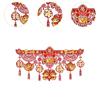 2026 Chinese New Year Decoration Versatile for Outdoor Window Courtyard Door