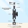 9-35mm Motorcycle Holder Handlebar Mirror Stand Car Seat Mount Bracket for GoPro Hero 12 11 9 10 Phone Action Camera Accessories