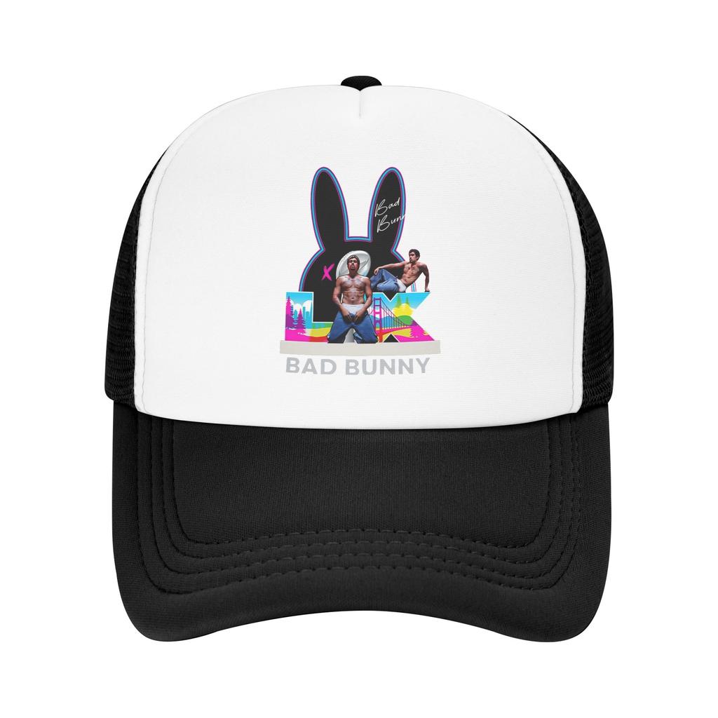 Summer Mesh Sun Hats Summer Baseball Cap Vintage Hip Hop Hats Bads Bunnys Unisex Men Print Kpop Rock Dropshipping Baseball Cap