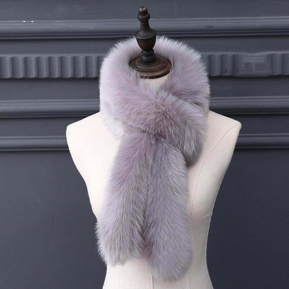 Warm Women's Collar Scarf Faux Fur Fur Collar Scarf Wrap Korean Neck Warmers