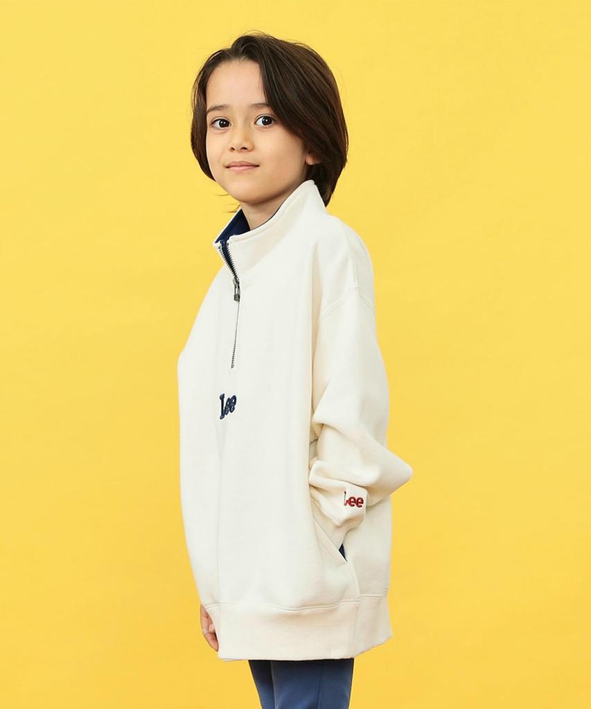 Lee Sweatshirt i Storlekar Barn Halvdragkedja Off-White, 110cm-150cm