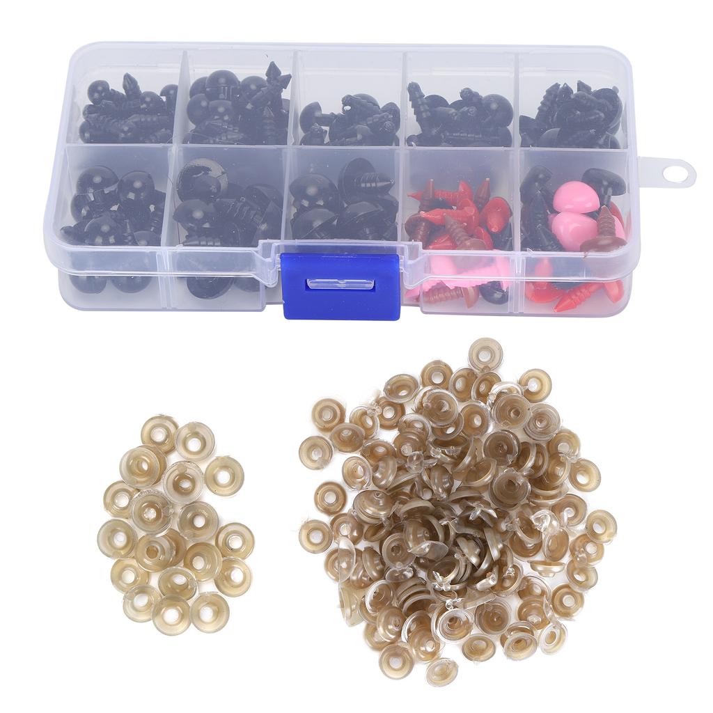 Plastic Eyes Noses with Washers Plush Doll Teddy Bear Stuffed Animals Toy DIY Accessories