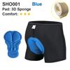 NEWBOLER Intimo Traspirante da Ciclismo Pantaloncini da Ciclismo con Imbottitura in Gel 5D Ammortizzante Mutande da Bicicletta Pantaloncini da Uomo per MTB Bici da Strada