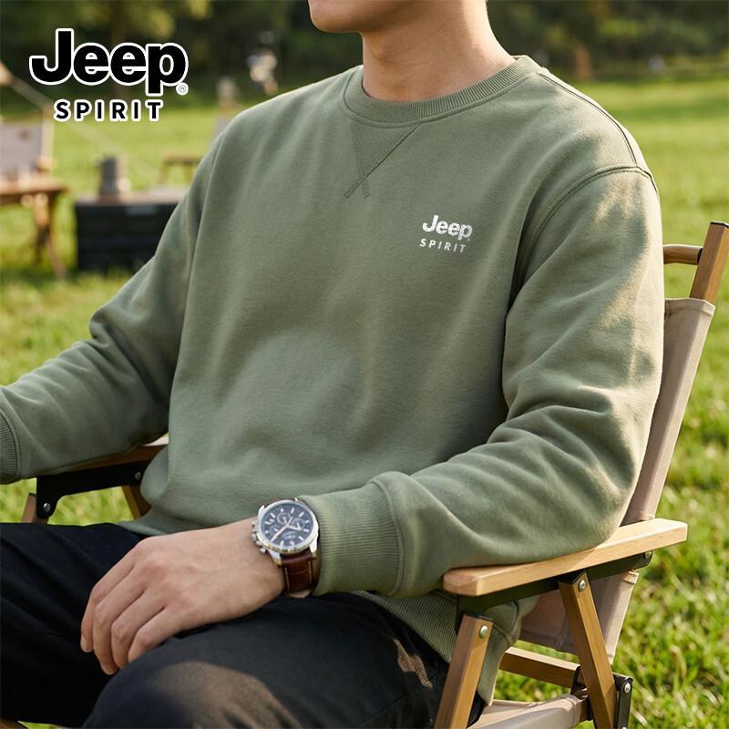 Мужской вязаный свитшот с круглым вырезом JEEP SPIRIT 2XL