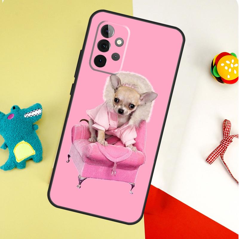 Chihuahua Dog For Samsung Galaxy A55 A35 A15 A54 A34 A14 A53 A33 A13 A05 A06 A16 A22 A32 A52 Phone Case