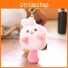 Capybara Panda Plush Keychain Animal Pendant Soft Stuffed Doll Kids Toy Gift