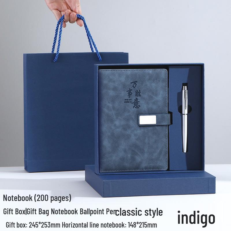 Deluxe A5/B5 Business Planner Notebook with Custom Logo Gift Box