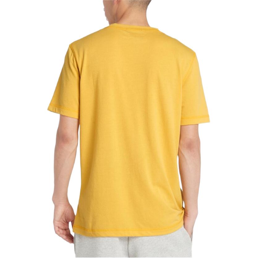 Timberland Outdoor Breathable Casual Moisture-Wicking Short Sleeve T-Shirt Men Tops Mimosa-Yellow A2NYH-EG4