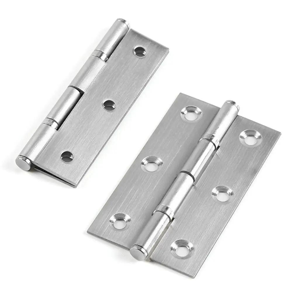 1Pair/2Pcs Window Accessories Door Hinges 270 Degree with Screws Cross Hinge Stainless Steel Mute Silience Furniture Hardware
