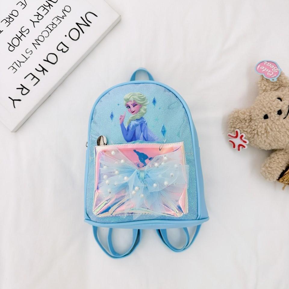 

Adorable Princess Backpack For Kids Stylish Nylon School Bag Cute Fashionable Design