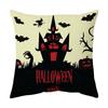 Halloween Series Pumpkin Cushion Pillow Cover Printed Pillow Cover Cushion Cover Holiday Gift