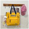 School Bag New High-value College Style Simple Letter Make-up Bag Light Travel Large-capacity Backpack