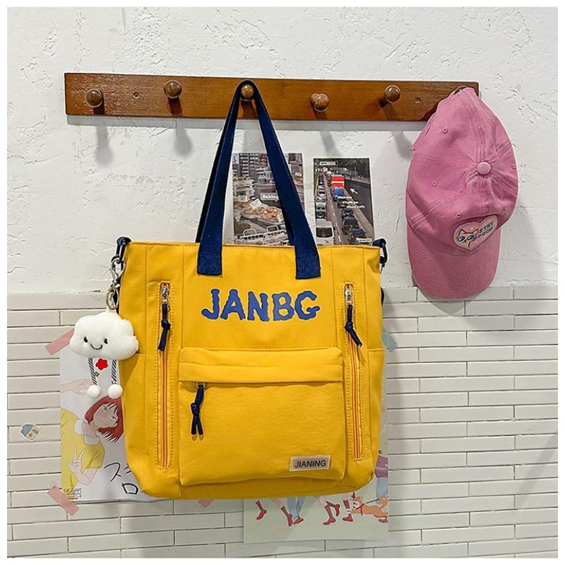 School Bag New High-value College Style Simple Letter Make-up Bag Light Travel Large-capacity Backpack