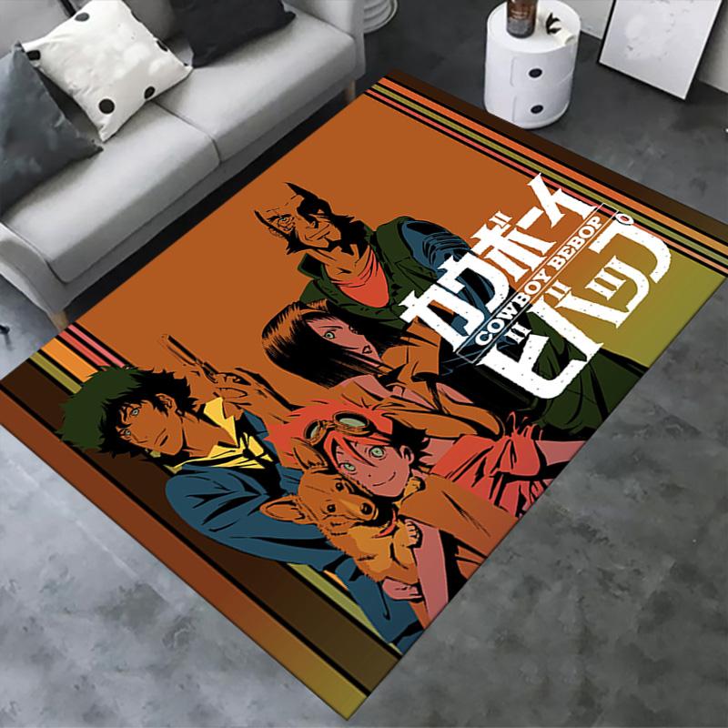 CowboyBebop Carpet Rug for Living Room Bedroom Home Sofa Decoration,Kids play Non-slip Floor Mat