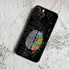 Psychologe Beruf Psychologie Handyhülle für iPhone 15 14 13 12 11 Pro Max Xr X Xs Mini 8 Plus SE 2022 Schwarz Weiches Silikon