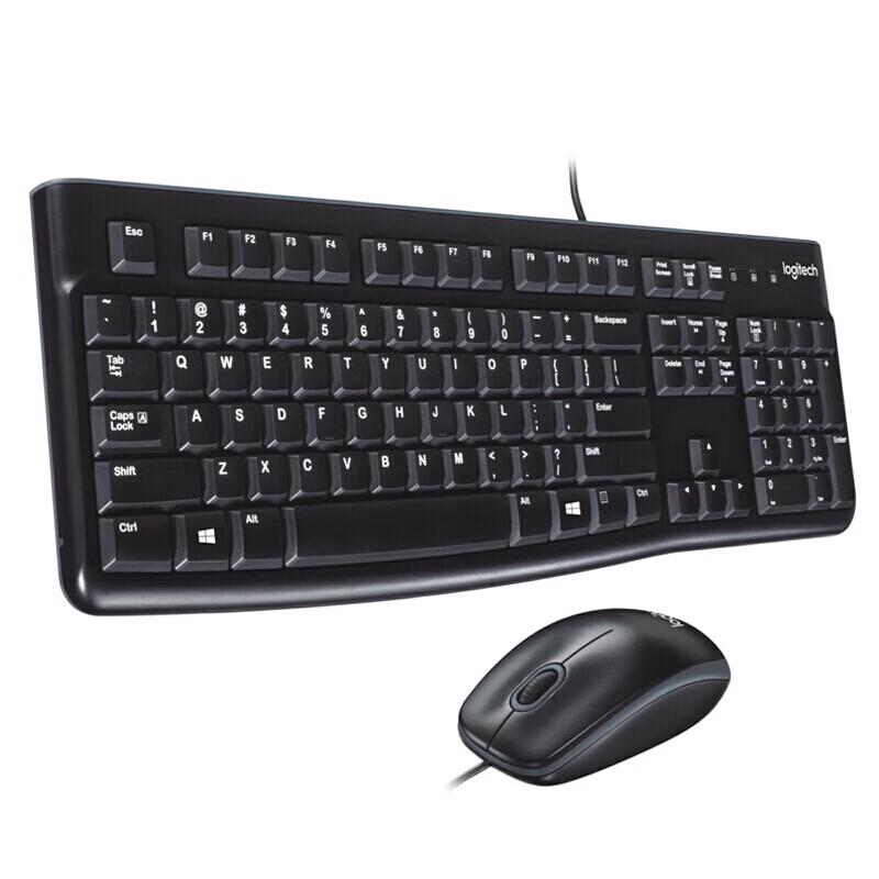 

Logitech MK120 Wired Keyboard and Mouse Combo