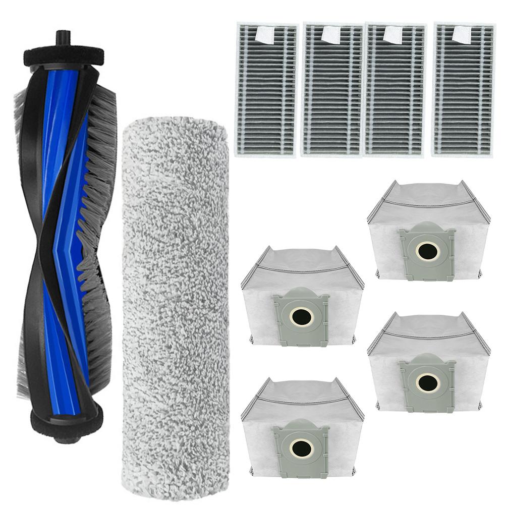 For Ecovacs For Deebot X9 Pro For Omni Kit Main Side Brush Filter Bags Roller Rag Robot Vacuum Cleaner Parts Accessories