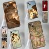 Engel Amor Kunst Malerei Handyhülle Für iPhone 16 Pro Max 14 13 12 11 15 17 Pro Max mini Plus 16e 17 Air Cover Funda