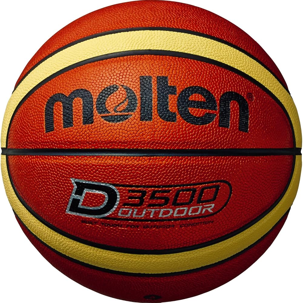 Molten Outdoor Basketball B6D3500 Durable Rubber Construction Size 7 Generic Basketball