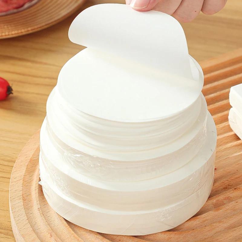 100Pcs 10cm Hamburger Patty Paper - Wax Papers to Separate Frozen Pressed Patties - 100 Burger for Burger Patty Paper