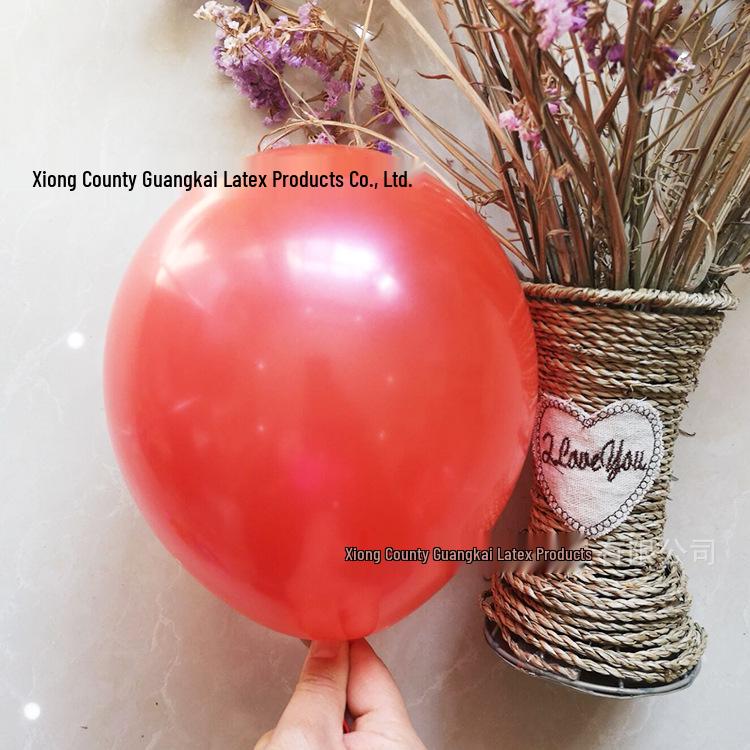 Pearlescent 10-Inch Thickened Balloons - 150g Round Wedding & Event Decoration