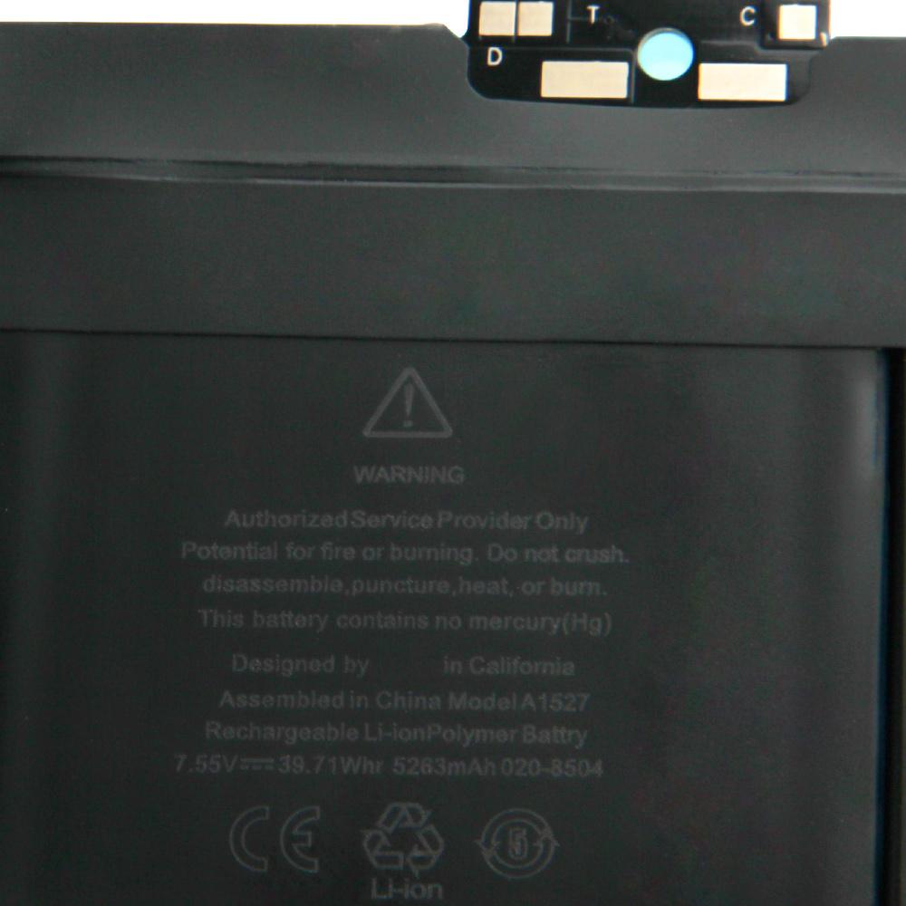 Rechargeable Lithium Battery For MacBook A1534 12" MF855 MJY32 MK4M2 A1705 A1527 Laptop Battery 5263mAh With Tools
