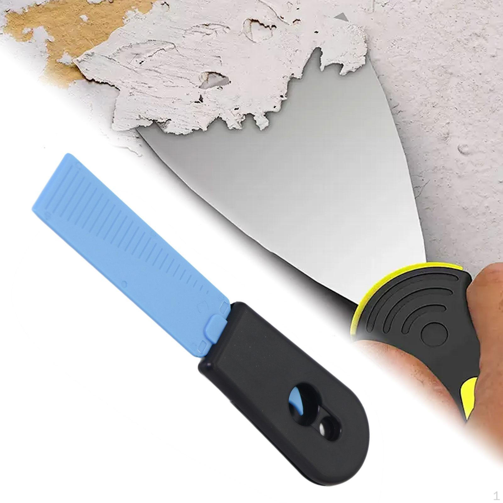 

Инструмент для очистки стекла с крючком для дома и кухни синий