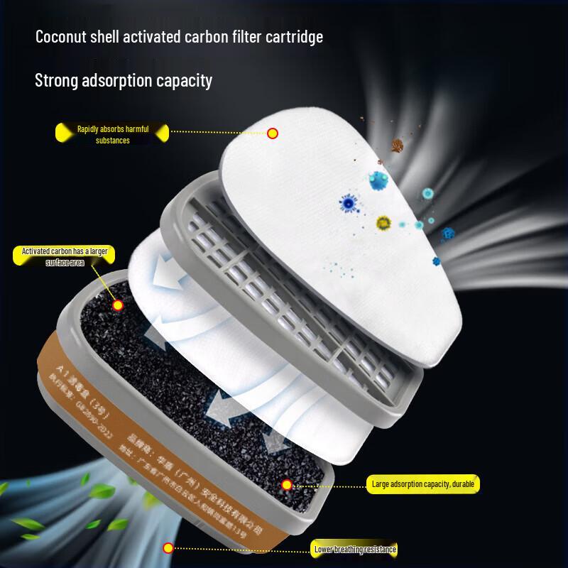Huadun 6200 Half Facepiece Respirator