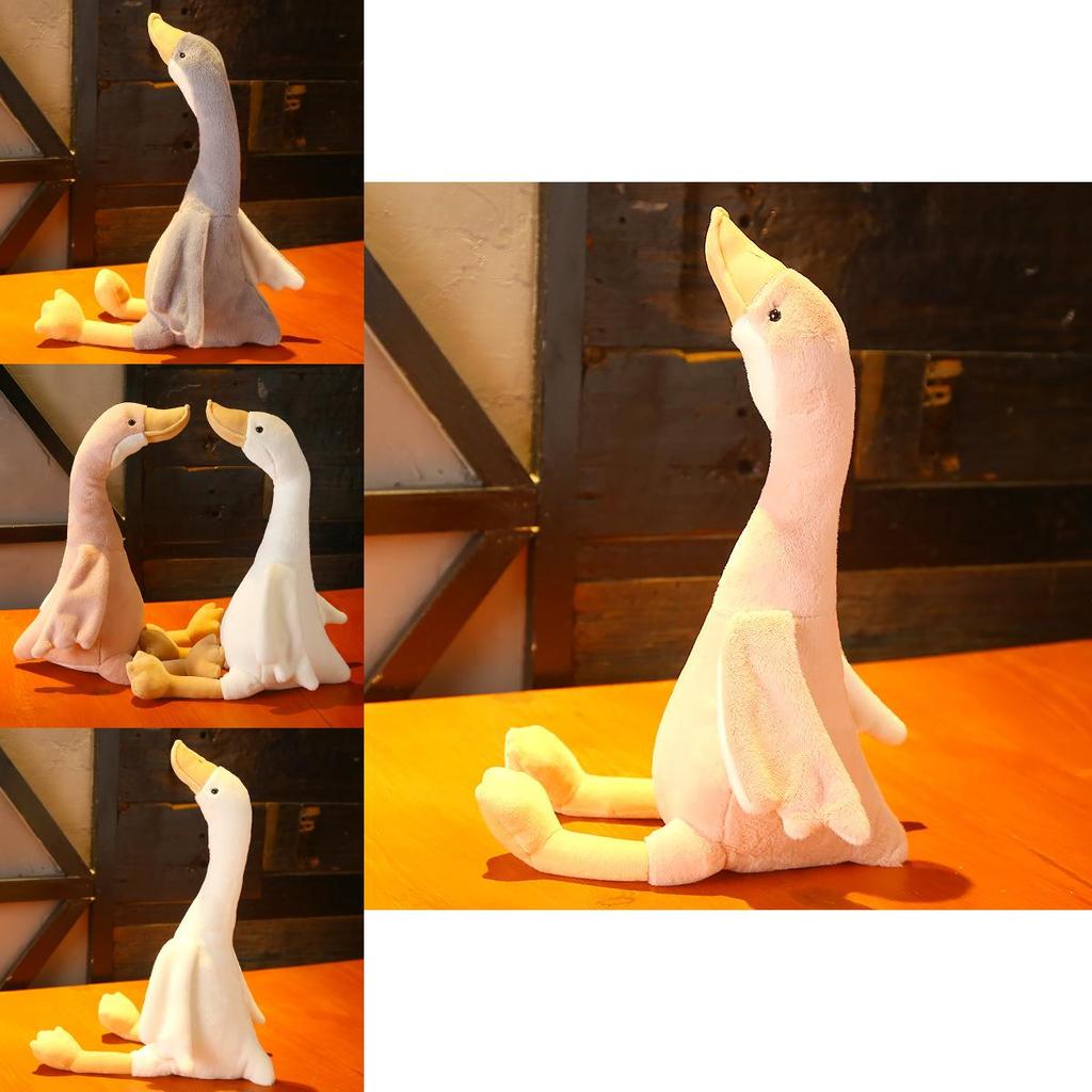 Cute White Pink Gray Swan Plush Toy Plush Doll Pillow For Kids Baby Gift And Comfort
