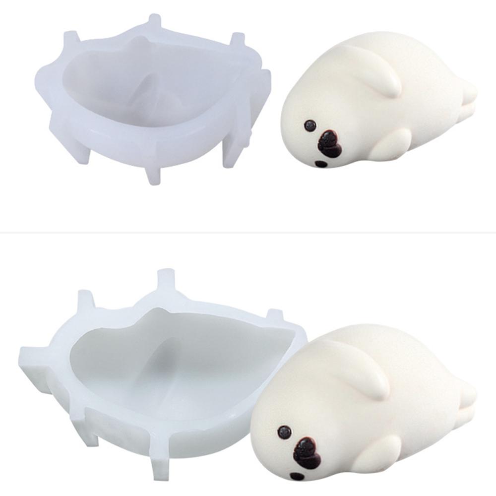 Animal Seal Shape Chocolate Molds DIY 3D Silicone Mold Kitchen Baking Mold Cake Decorating Chocolate Making Mould