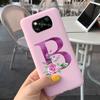 For Xiaomi Poco X3 NFC Case Soft Silicone TPU Cute Letter Back Cover For Xiaomi Poco X3 Pro Bumper PoxoX3 NFC Phone Cases 6.67''