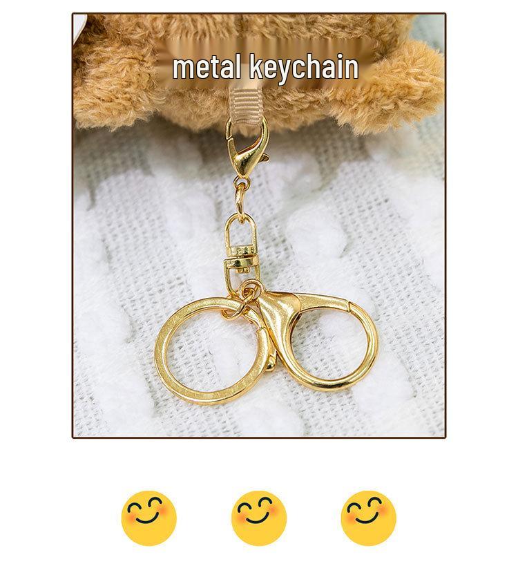 Ted2 Anzug Bär Plüschtier: Teddybär Schlüsselanhänger Anhänger, Stofftier Kuscheltier, Geburtstagsgeschenk