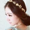 Women Elegant Baroque Leaf Flower Elastic Headband Hair Band Party Beach Gift