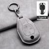 Leather Car Remote Key Case Cover For GAC Trumpchi GS4 GM8 GA3 GA6 SGS7 GA4 GS5 GS3 Legend GS8 Keychain Accessories