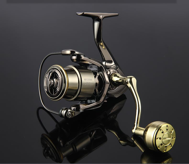 ritutou Power Handle Spinning Reel Replacement Handle Single Reel Fishing with size Handle, Metal, Lightweight, Knob, Foldable, Ambidextrous, Handle,
