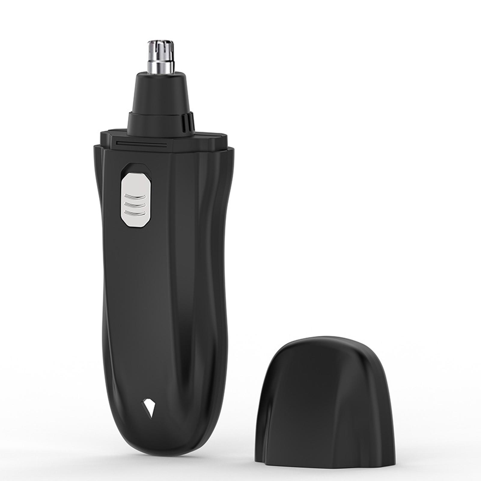 

Электрический триммер для волос в носу для мужчин, инструмент для бритья, перезаряжаемый портативный беспроводной триммер для волос в носу, машинка для стрижки волос в ушах, триммер для бороды чёрный