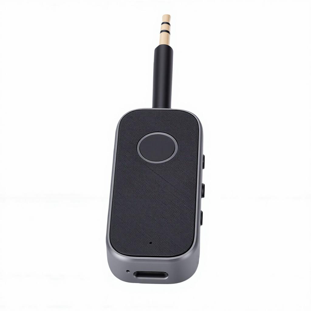 Bluetooth Car Adapter Bluetooth 6.0 2 in 1 Dual Connection AUX Hands Free Calling Wireless Car Sound Adapter