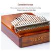 GECKO Thumb Piano Kalimba with Magnetic Sand Chain, 17-Key Tremolo Finger Piano Accessories.