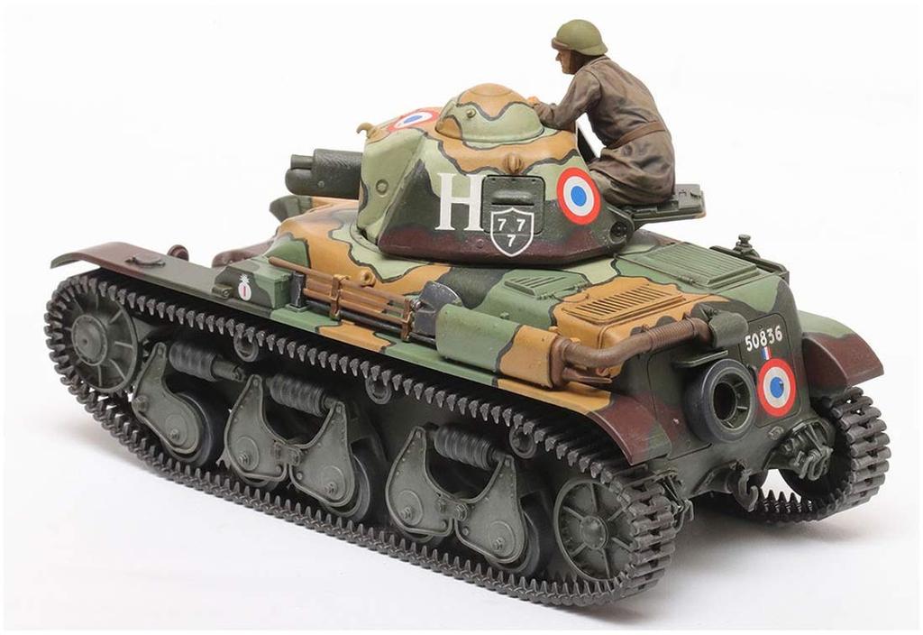 Tamiya Military Miniature Series 373 French Light Tank R35 Plastic Model Kit 35373 1/35 No.