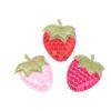 20Pcs Sequined Strawberry Patch Sewing Appliqued Sew On Clothes Decoration For Diy Hiarpin Accessories
