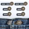 New 6Pcs Jeans and Pants Button Extenders: Universal Waist Expander for Women and Men, Instant Belt Extension Solution
