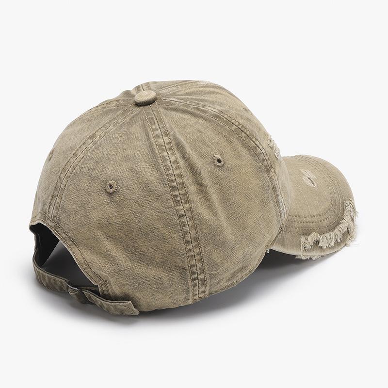 High-Quality American Washed Women'S Soft-Top Baseball Cap Light Board Face Small Cap Men'S Sunscreen Cap
