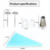 Icing Cream Piping Nozzle Tips Confectionery Pastry Bags Stainless Steel Nozzles Tip Cake Decoration 38Pcs Cake Decorating Tools