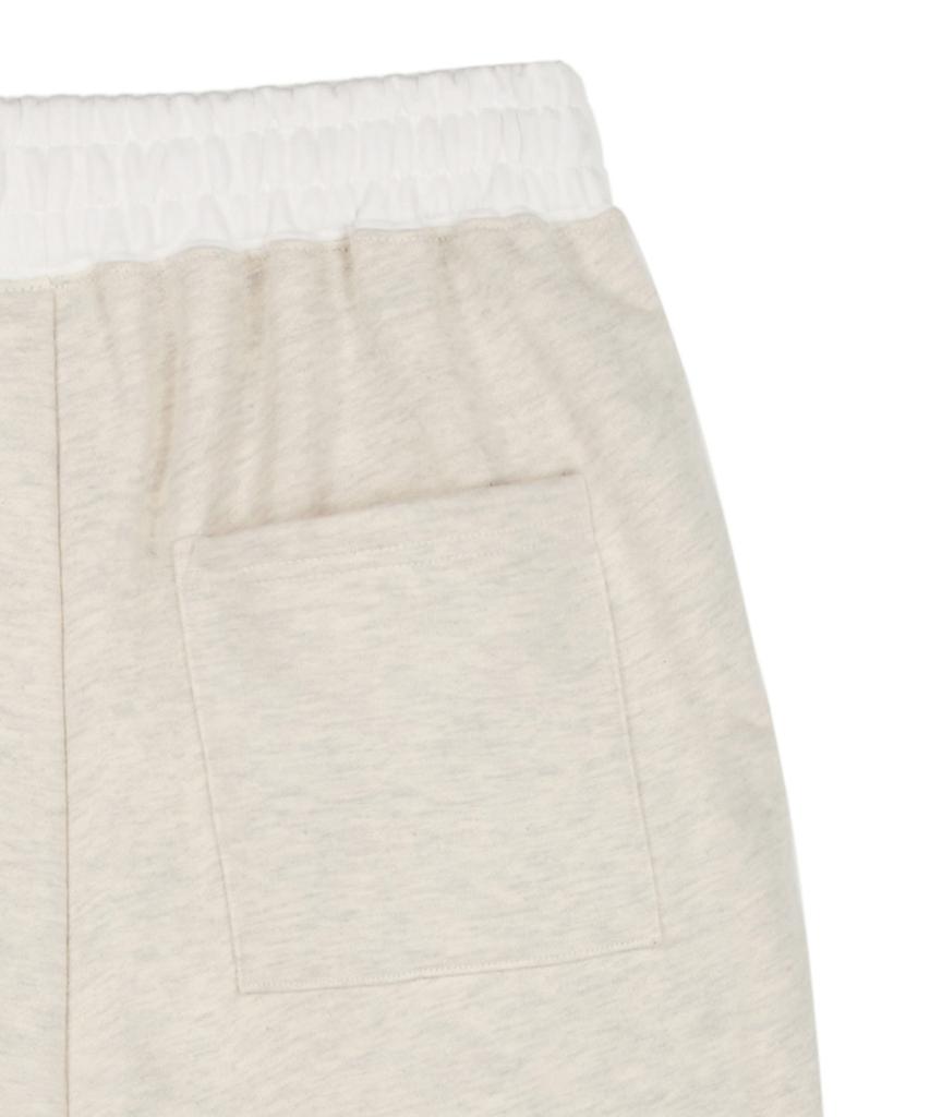 ROCKCAKE Waist Layered 2Way Jogger - Oatmeal