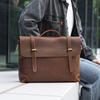 Crazy Horse Leather Crossbody Bag Genuine Retro Travel Shoulder Men's Business Casual Handbag
