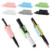 12Pcs Self Adhesive Pen Pencil Holder for Pen Pencil Marker Single Slot Pen Holder for Desk Wall Refrigerator Whiteboard