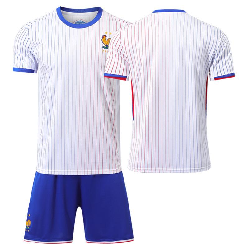 2024 European Cup France away No. 10 Mbappe 9 Giroud 11 Dembele national team cross-border football jersey 16