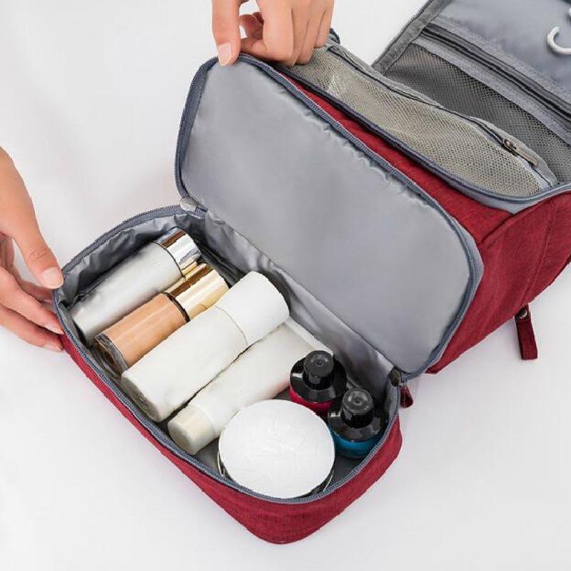 Hanging Toiletry Bag Travel Cosmetics Bag Waterproof Oxford Organizer for Travel Accessories Toiletry Kit for Men Women